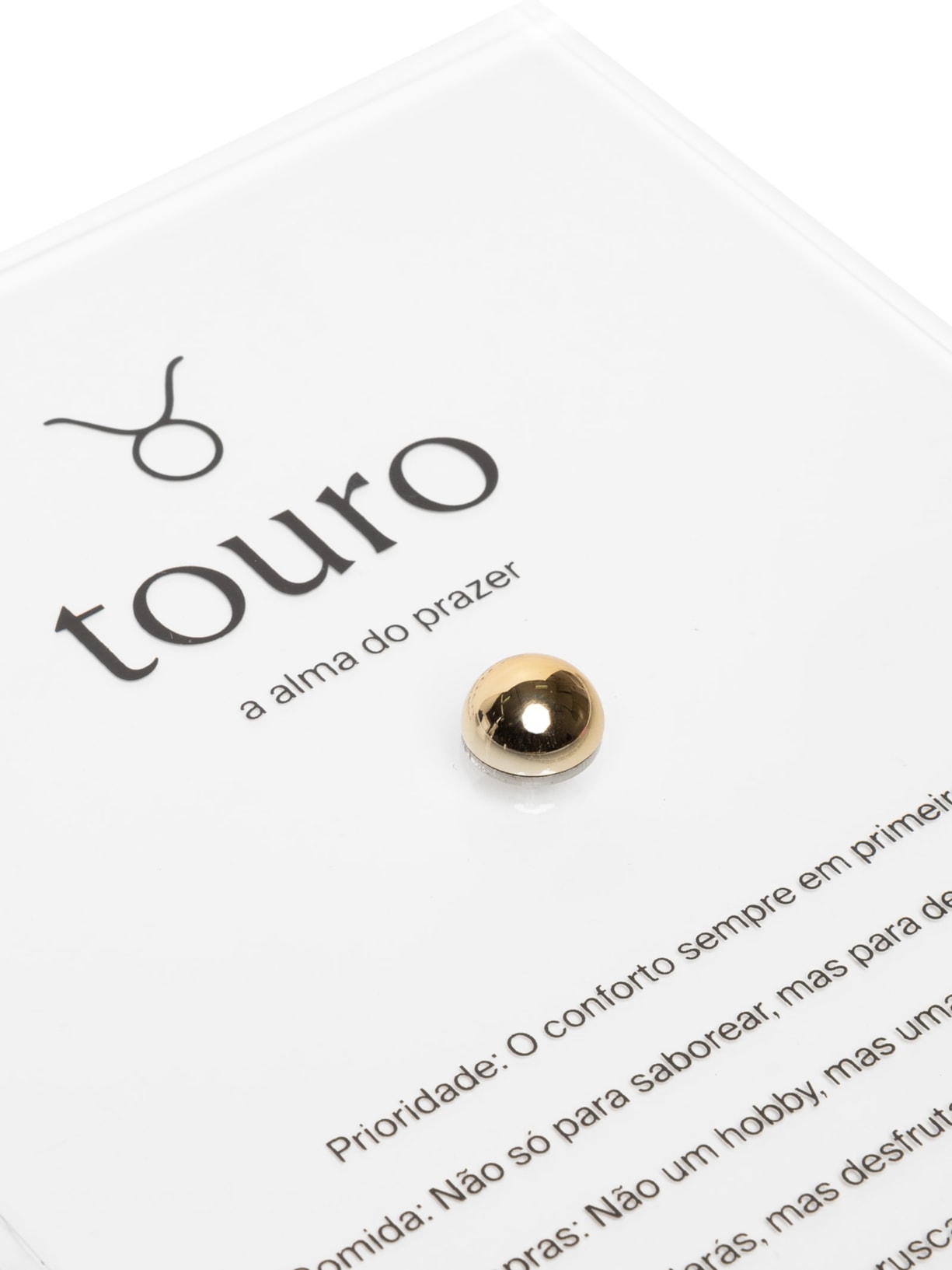 Zodiac Touro Dourado By Gabs