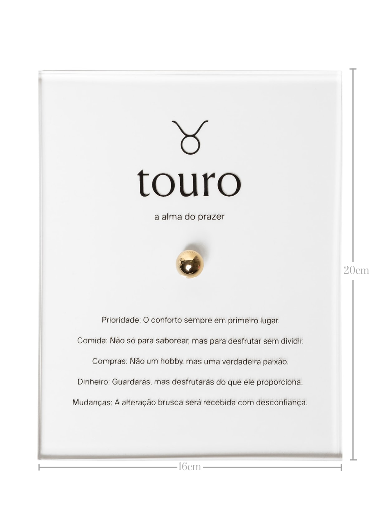 Zodiac Touro Dourado By Gabs