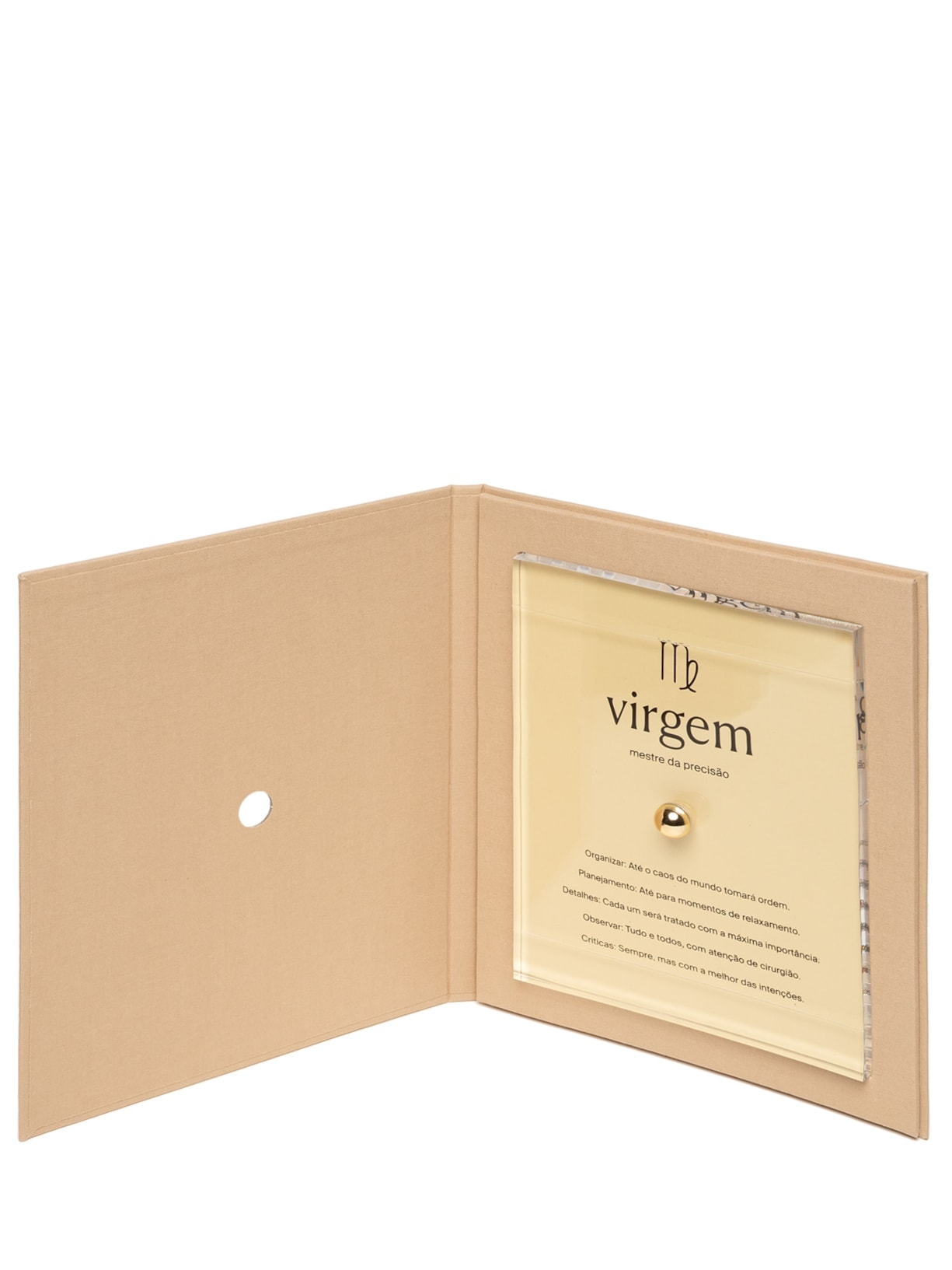 Zodiac Virgem Dourado By Gabs