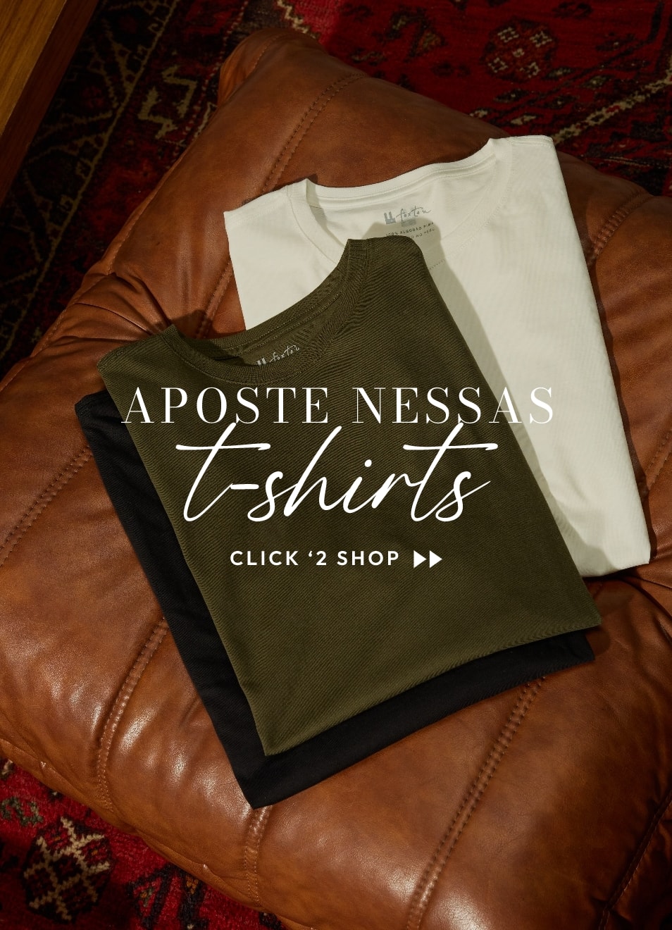 Aposte nessas t-shirts