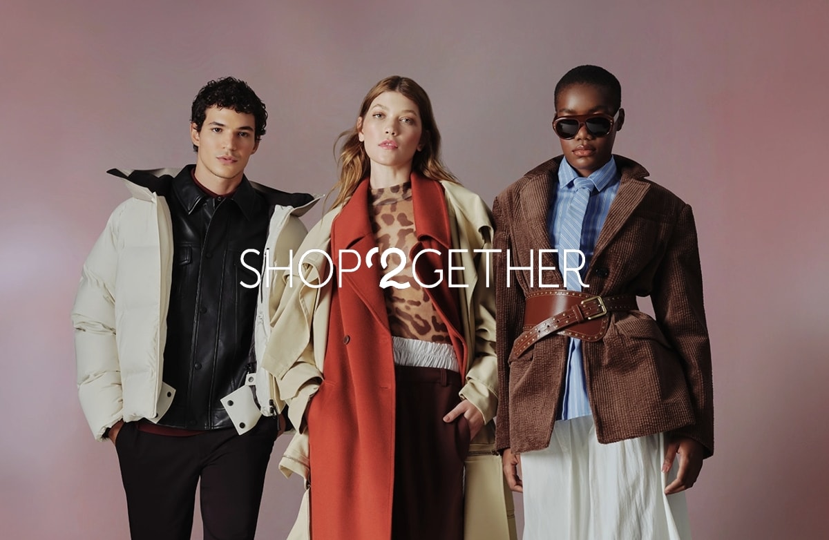 Modelos vestindo roupas da Shop2gether
