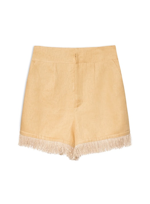 Short Feminino Linen