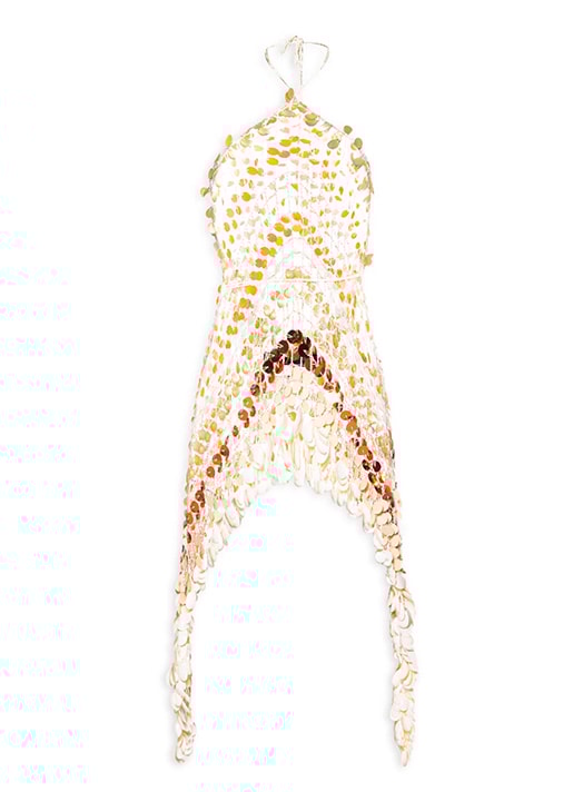 Vestido Croche Cauda Dupla