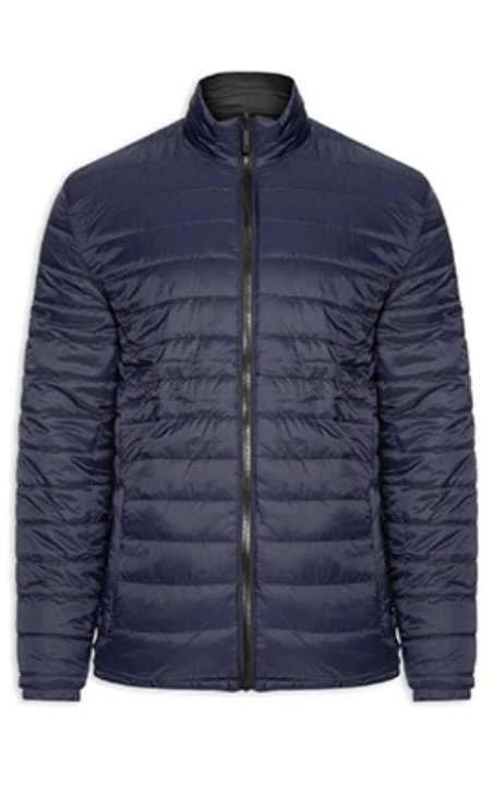 Jaqueta puffer masculina azul marinho da marca 2 Essential