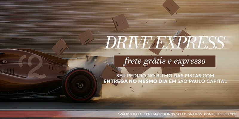 Drive Express: Seu pedido no ritmo das pistas com entrega grátis e expressa!