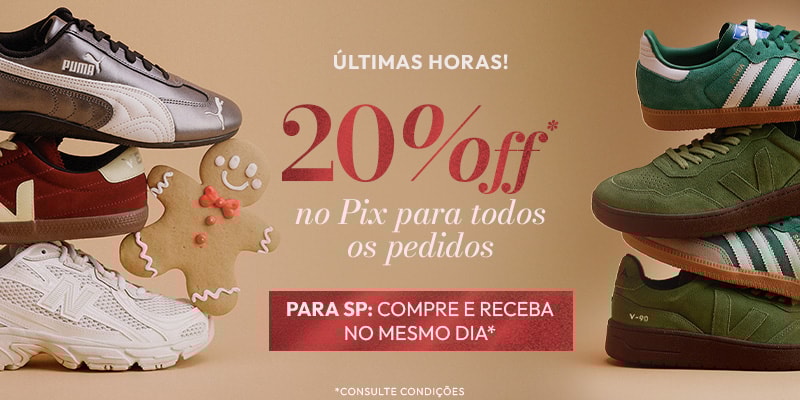 TODOS OS PEDIDOS COM 20% OFF*: POLOS, CALÇAS, JAQUETAS E MAIS!