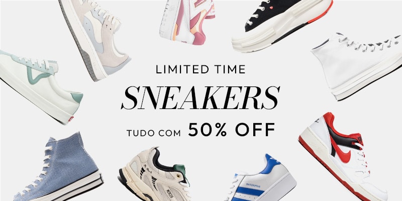 Sneakers Tudo com 50% off 